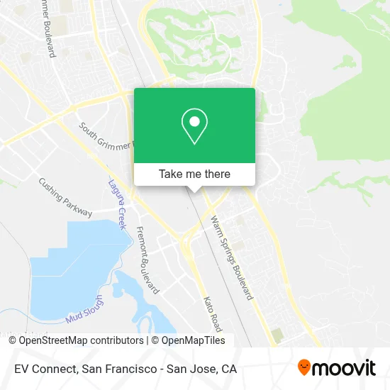 EV Connect map
