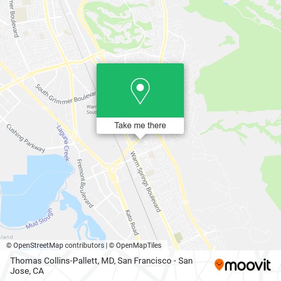 Thomas Collins-Pallett, MD map