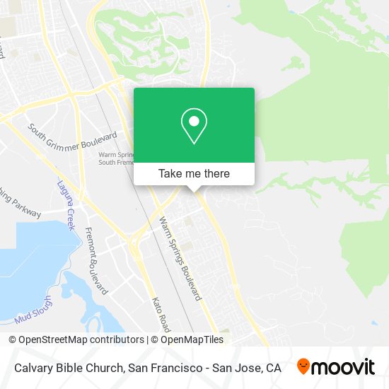 Mapa de Calvary Bible Church