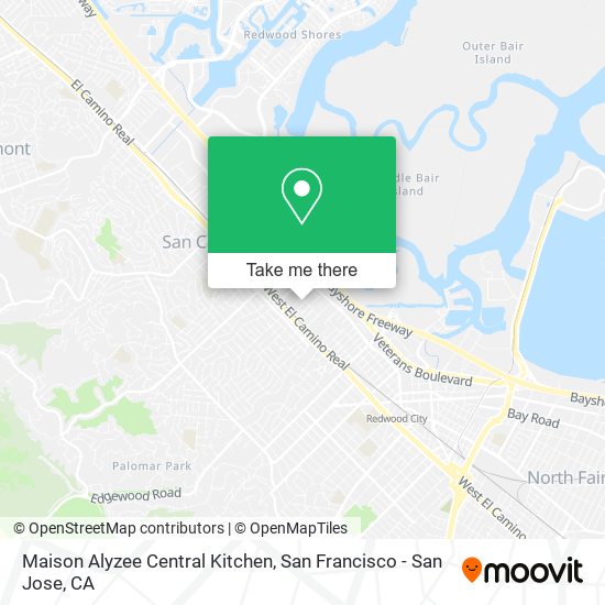 Mapa de Maison Alyzee Central Kitchen