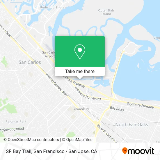 SF Bay Trail map