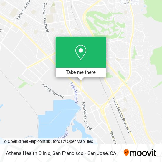 Mapa de Athens Health Clinic
