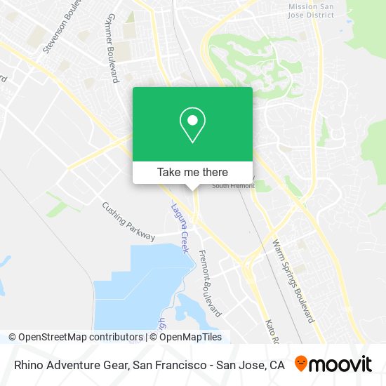 Rhino Adventure Gear map
