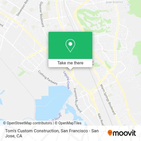 Tom's Custom Construction map