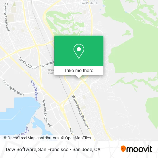 Mapa de Dew Software