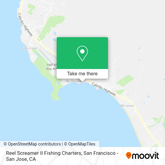 Reel Screamer II Fishing Charters map