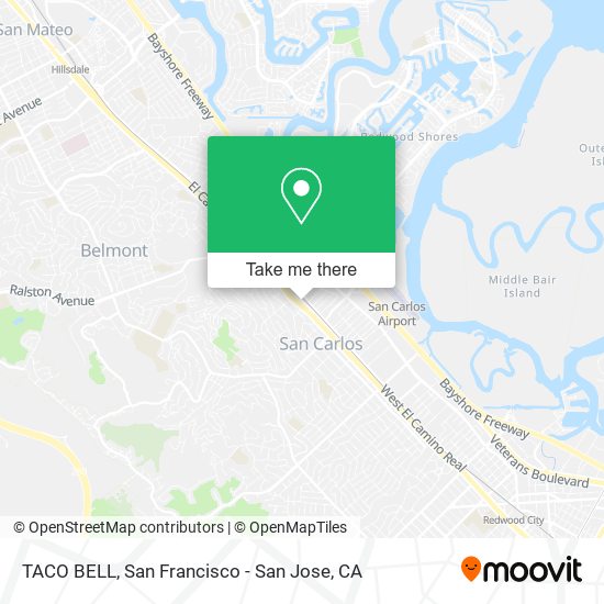 TACO BELL map