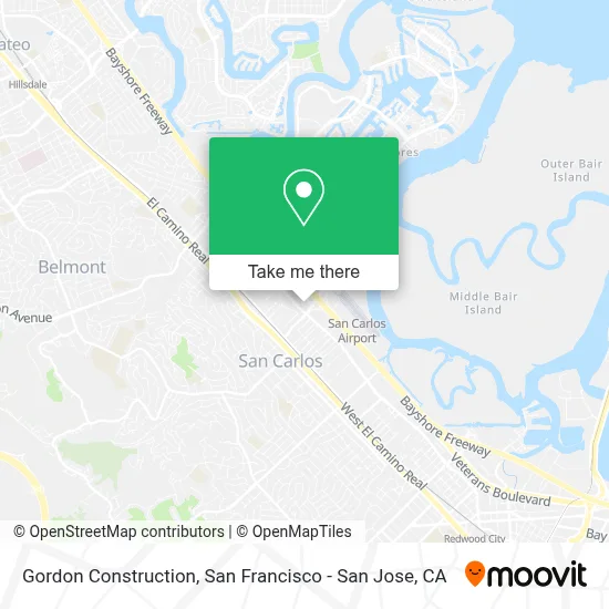 Gordon Construction map