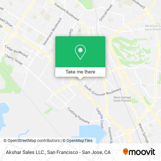 Mapa de Akshar Sales LLC.