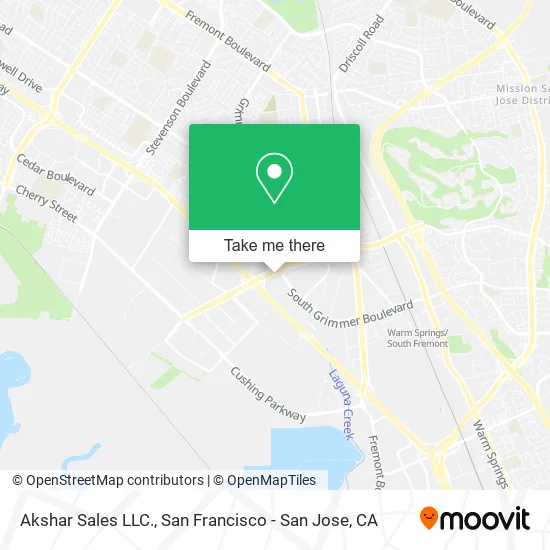 Mapa de Akshar Sales LLC.