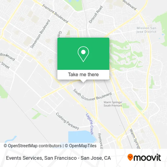 Events Services map