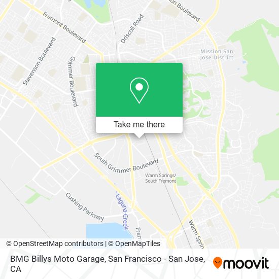 Mapa de BMG Billys Moto Garage