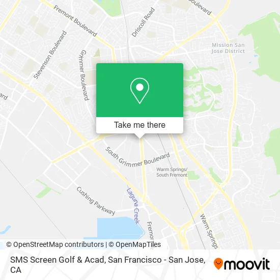 Mapa de SMS Screen Golf & Acad