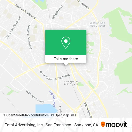 Total Advertising, Inc. map