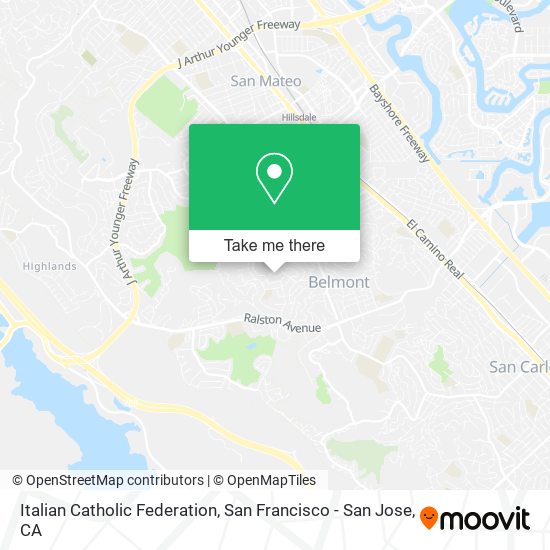 Mapa de Italian Catholic Federation
