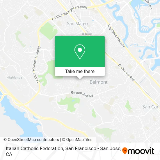 Italian Catholic Federation map