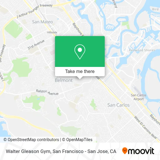 Walter Gleason Gym map
