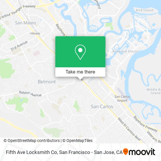 Fifth Ave Locksmith Co map