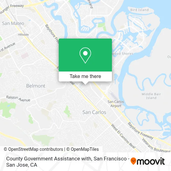 County Government Assistance with map