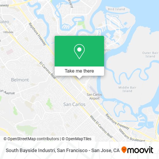 South Bayside Industri map