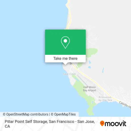 Pillar Point Self Storage map
