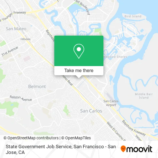 Mapa de State Government Job Service