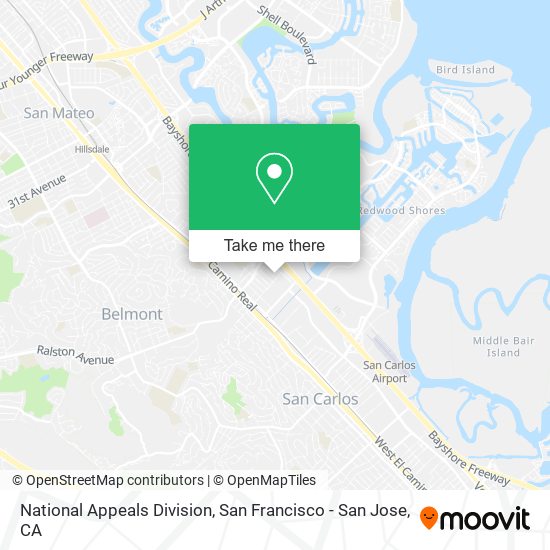 National Appeals Division map