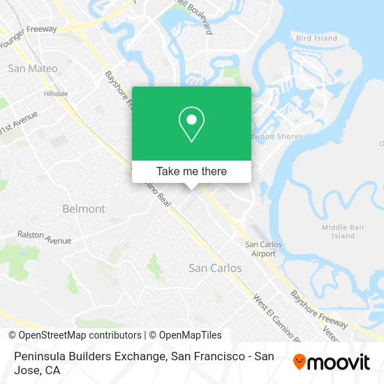Peninsula Builders Exchange map