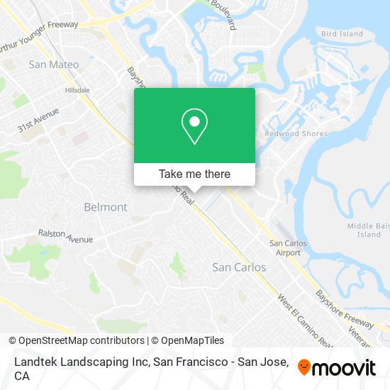 Mapa de Landtek Landscaping Inc