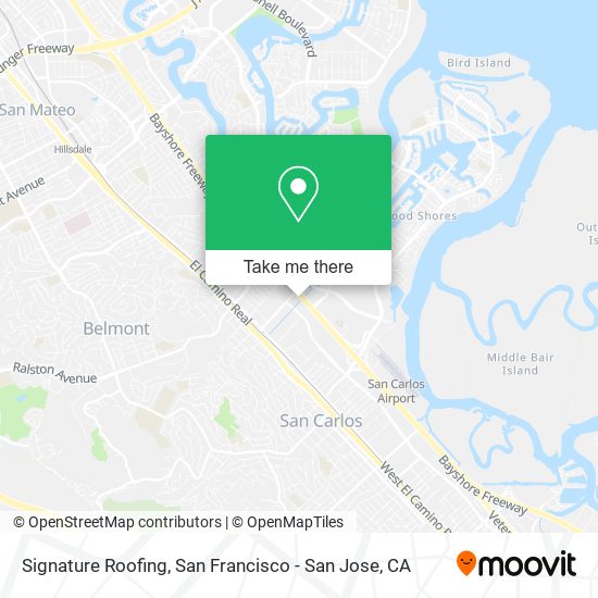 Signature Roofing map