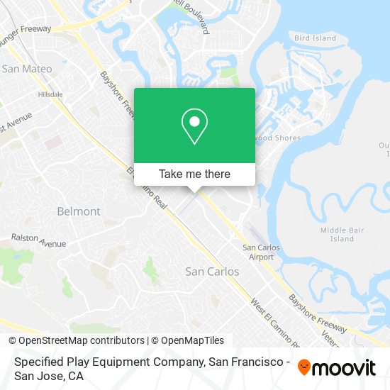Mapa de Specified Play Equipment Company
