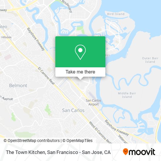 Mapa de The Town Kitchen