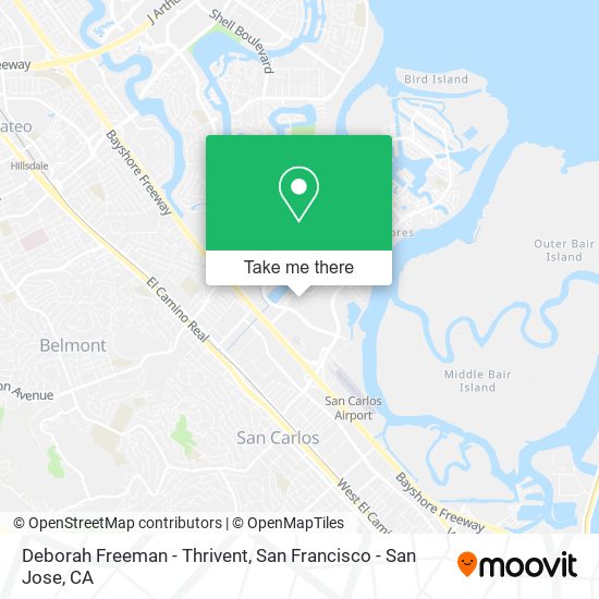 Deborah Freeman - Thrivent map