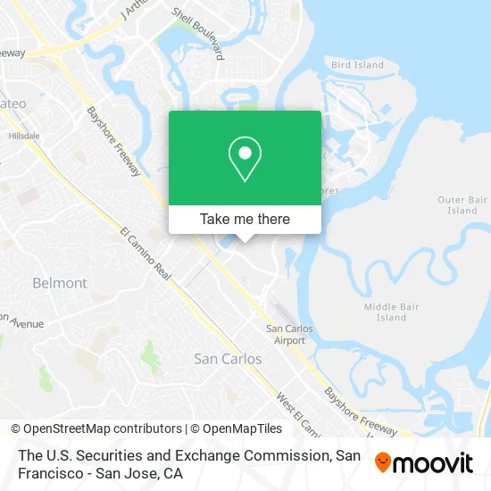 The U.S. Securities and Exchange Commission map