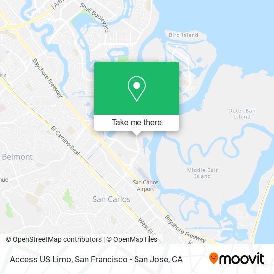 Access US Limo map