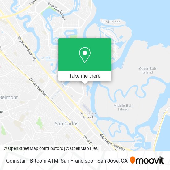 Mapa de Coinstar - Bitcoin ATM