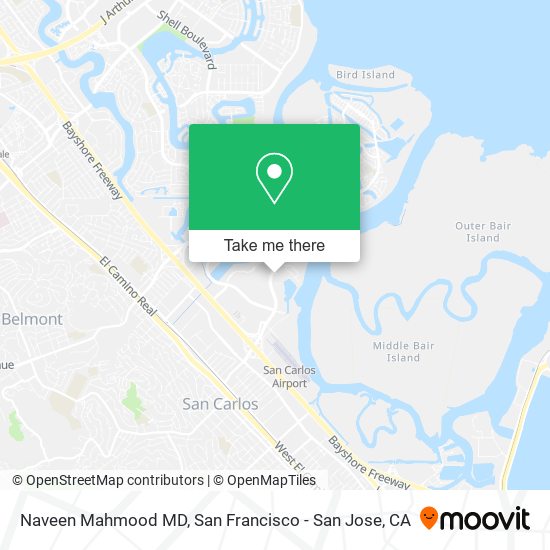 Mapa de Naveen Mahmood MD
