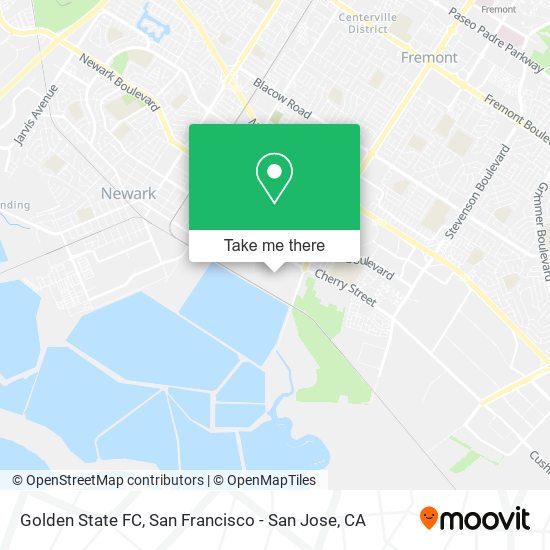 Mapa de Golden State FC