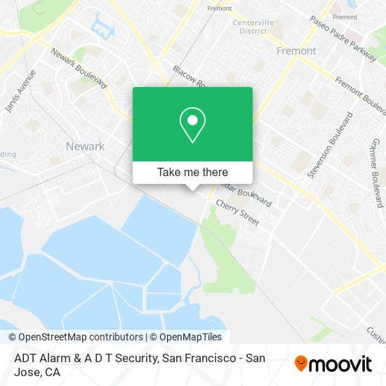 Mapa de ADT Alarm & A D T Security