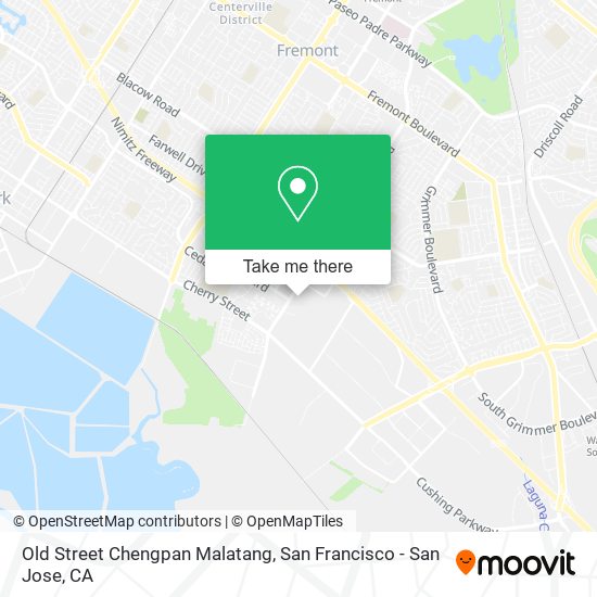 Mapa de Old Street Chengpan Malatang