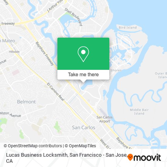 Lucas Business Locksmith map