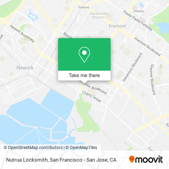 Mapa de Nutrua Locksmith