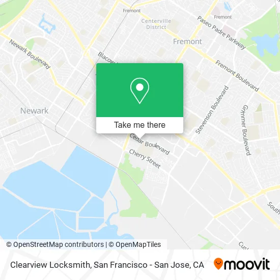 Mapa de Clearview Locksmith