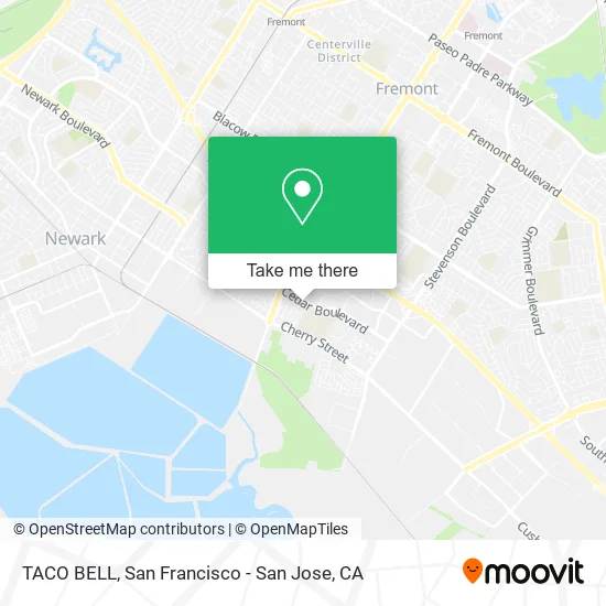 Mapa de TACO BELL