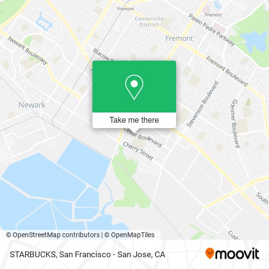 STARBUCKS map