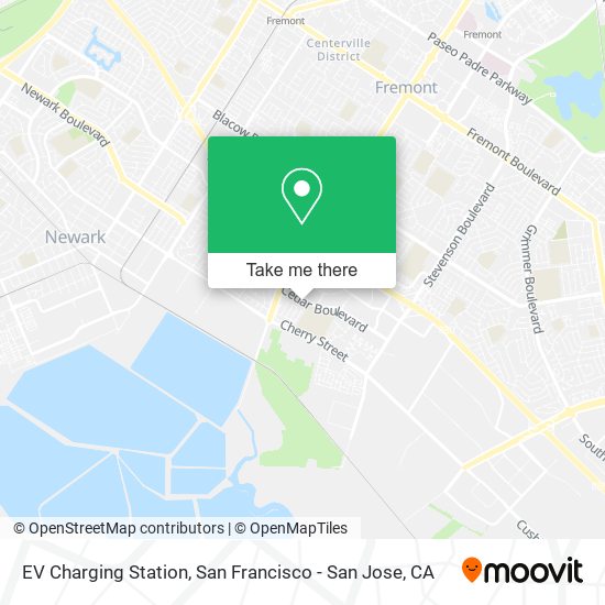 Mapa de EV Charging Station