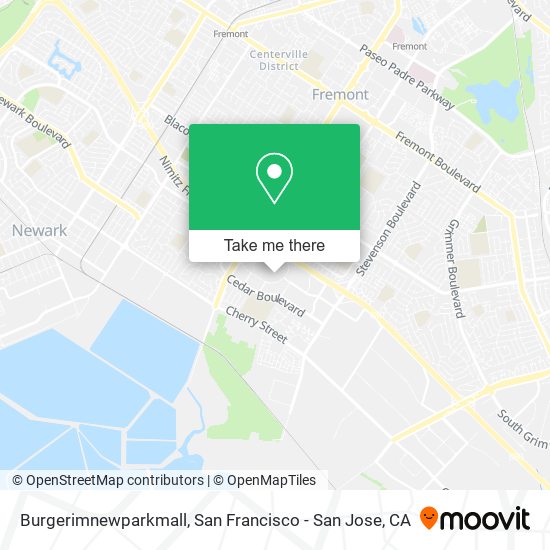 Mapa de Burgerimnewparkmall