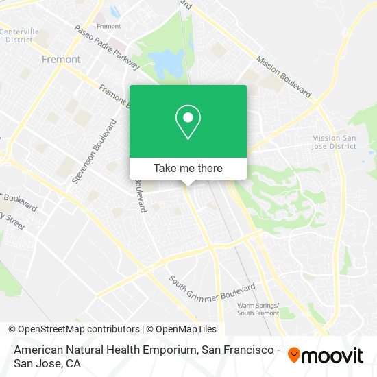 American Natural Health Emporium map