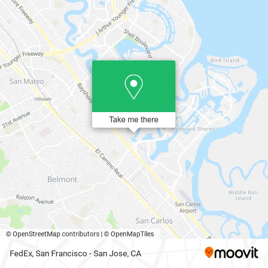 Mapa de FedEx