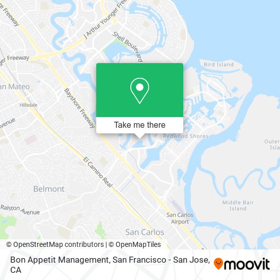 Mapa de Bon Appetit Management